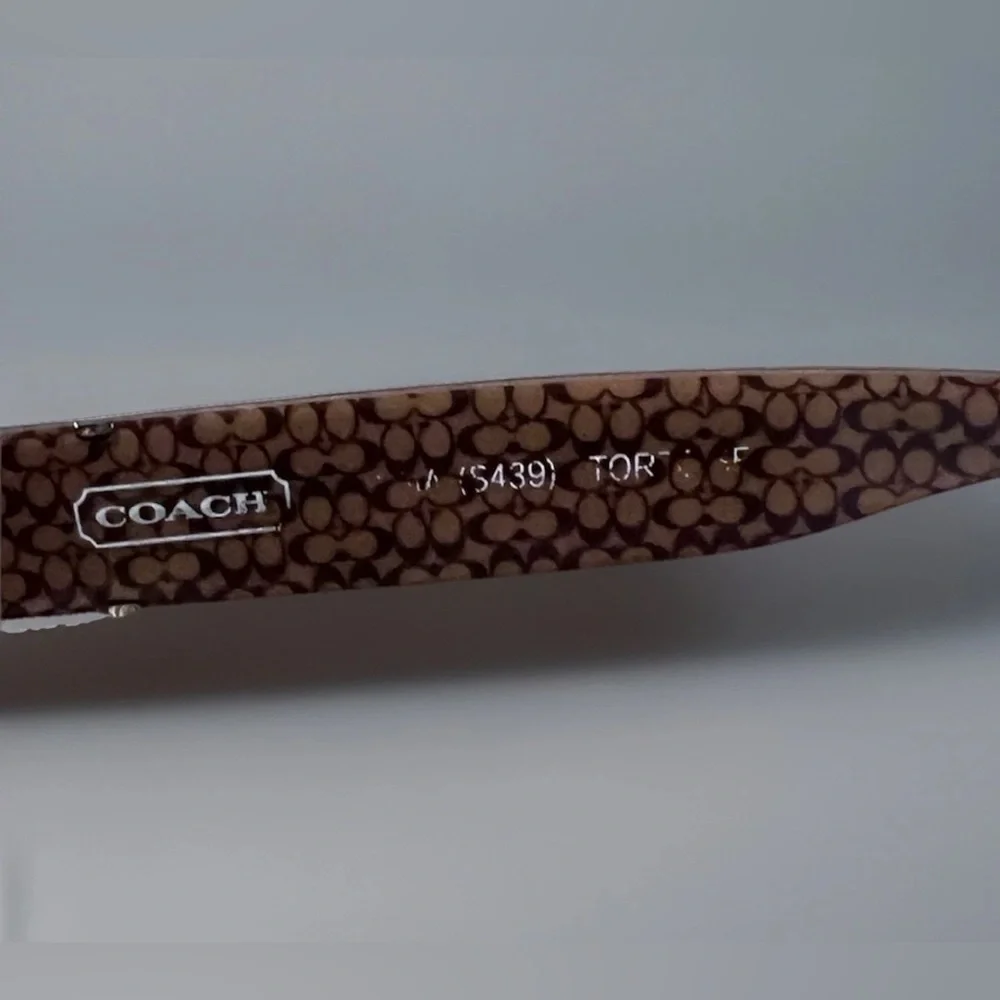 COACH ANNA (S439) Tortoise Butterfly Wrap Sunglasses Frames Brown Gradient-READ